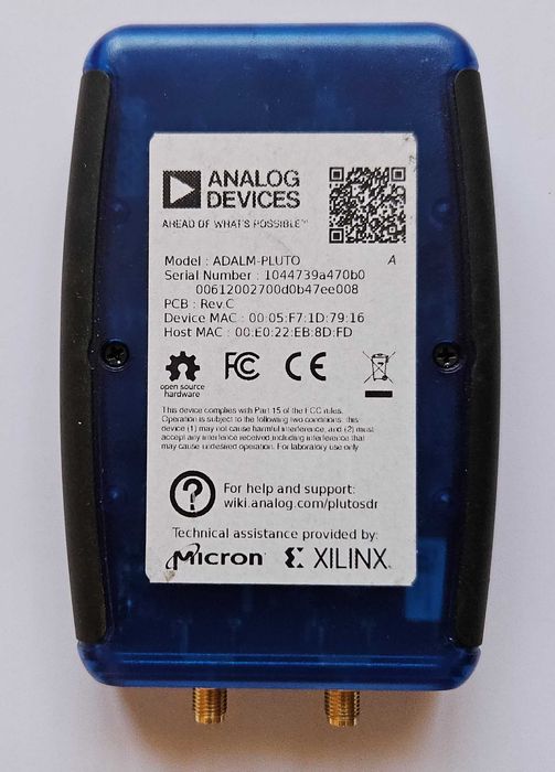 Vând transceiver SDR Analog Devices ADALM-PLUTO original impecabil Frecvență Extinsă