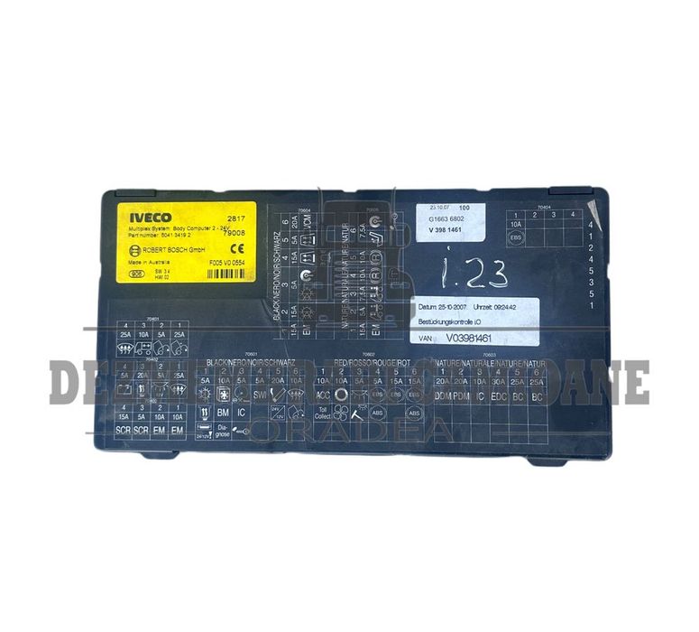 bodycomputer iveco stralis euro5 504134192