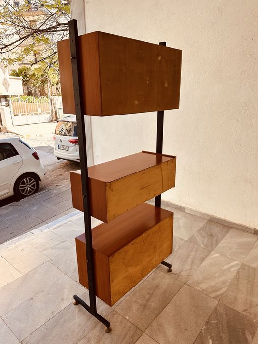 Италианска модулна винтидж етажерка/секция от 60-те