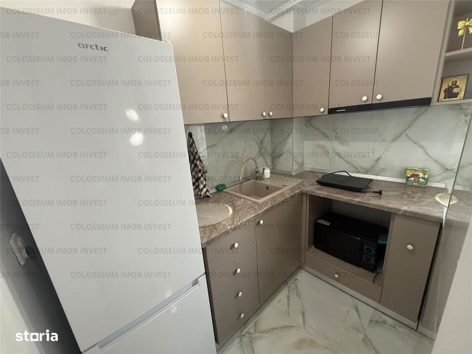 Garsoniera zona Noua-Visinului mobilata si utilata,renovata,libera