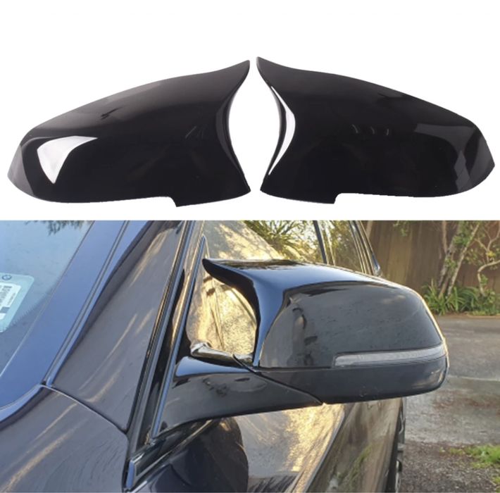 Capace Oglinzi Negru Bmw Seria 5 6 7 F10 F06 F13 F02 F07 Facelift Lci