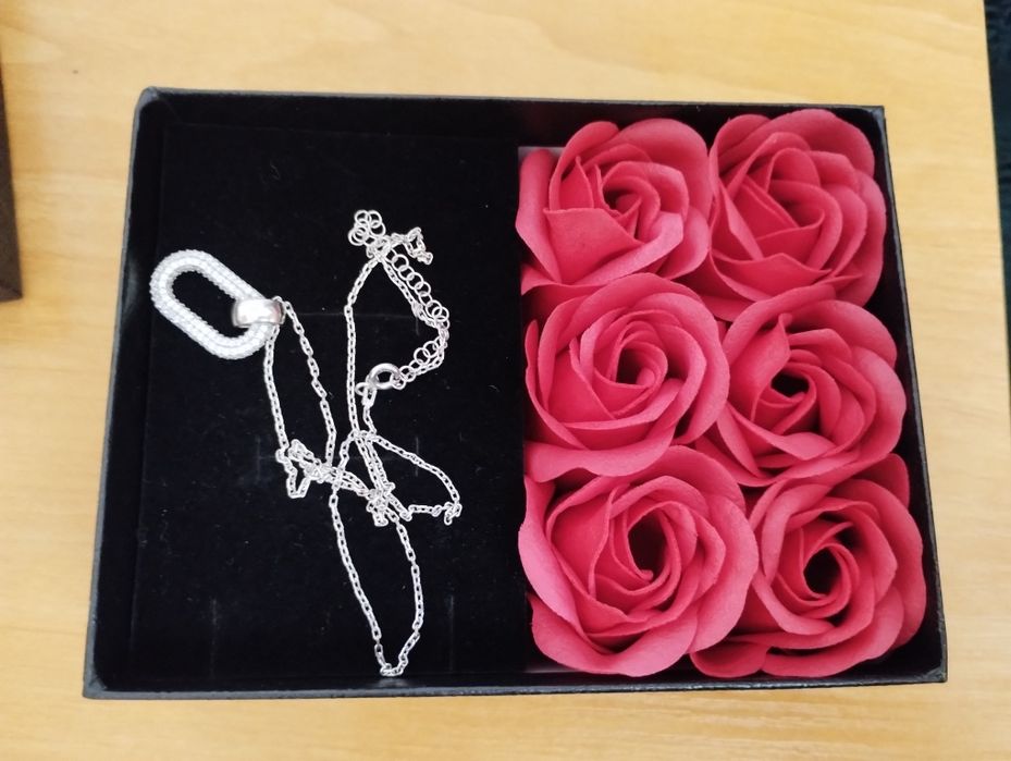 Lănțișor și cercei argint