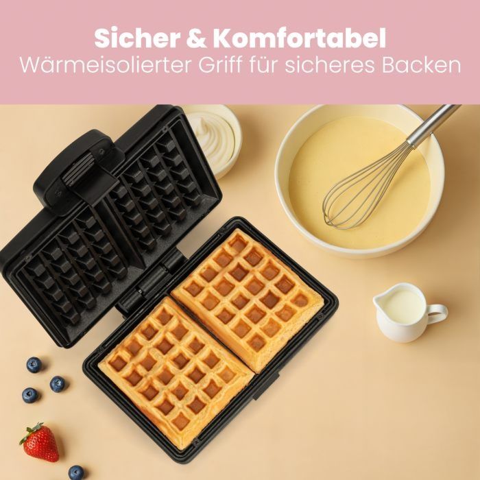 Нов гофретник Clatronic WA 3606 черен/неръждаема стомана