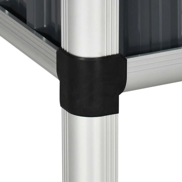 Оранжерия с прозорец,  поцинкована стомана, 114 x 60 x 129 cm