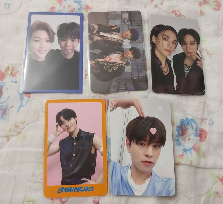 Kpop Stray kids photocards