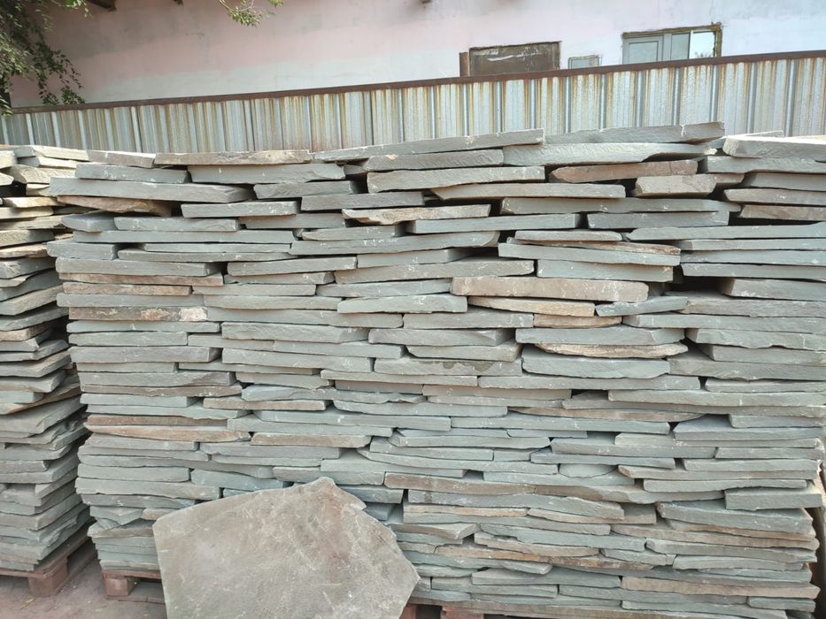 Серо-зеленый Камень плитняк