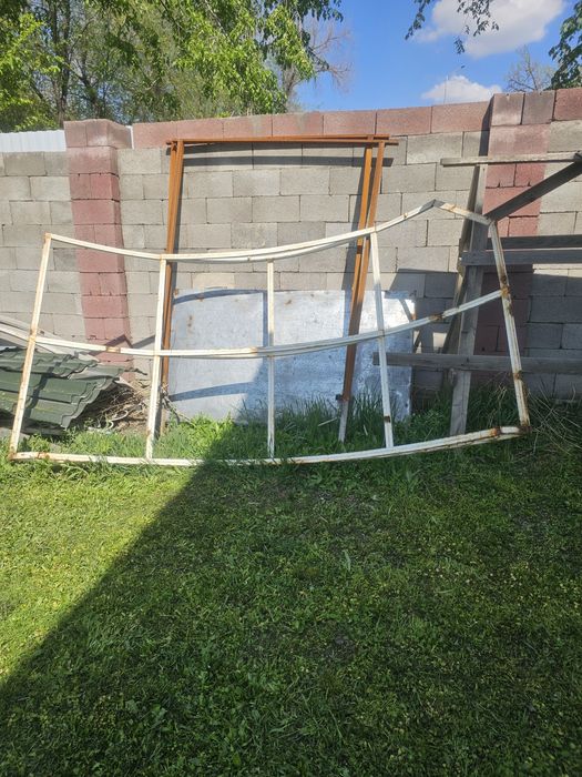 Арка металлическая навес