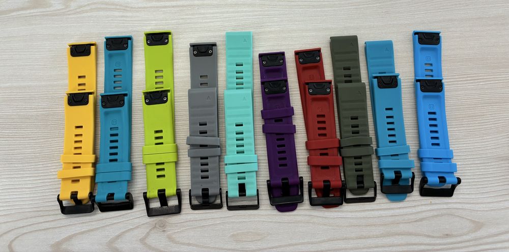 Garmin Fenix 6 Sapphire Titanium stare 9.5/10 + 10 seturi curele color