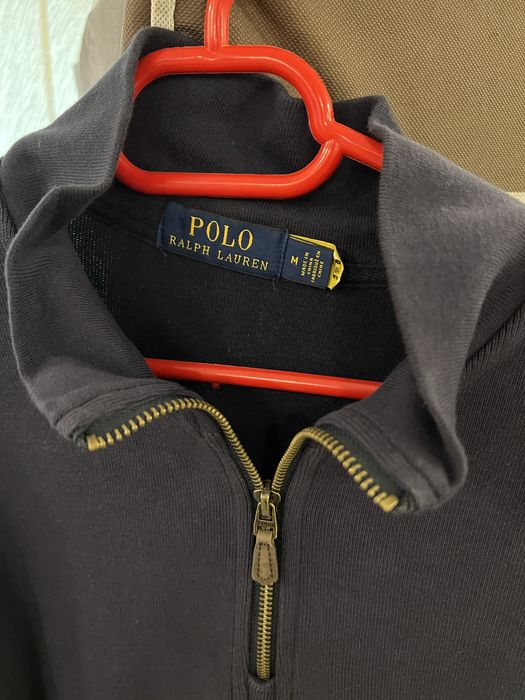 Zipper Polo Dark Blue M