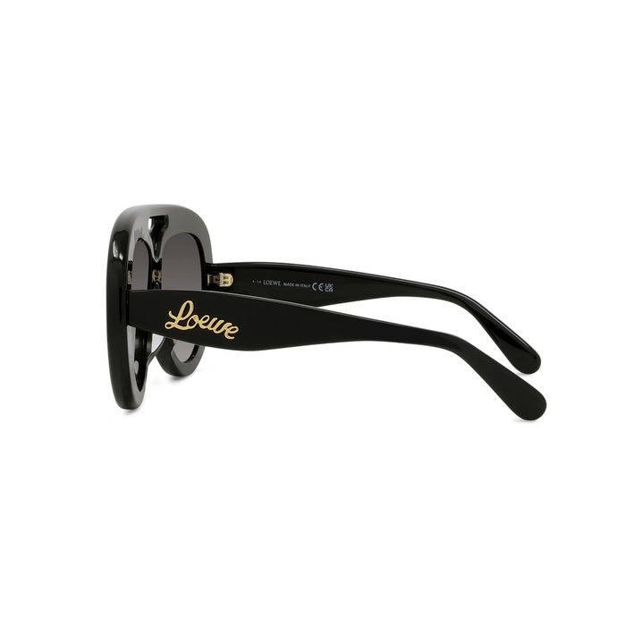 Loewe Curvy LW40144U 01B Black - Men's Sunglasses 55mm