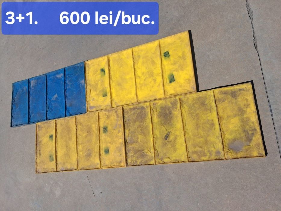 Matrițe beton amprentat