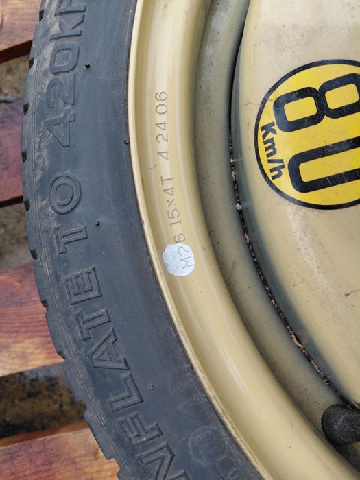 15 резервна джанта патерица 5х114,3 Mazda3 Мазда3 115/70/15