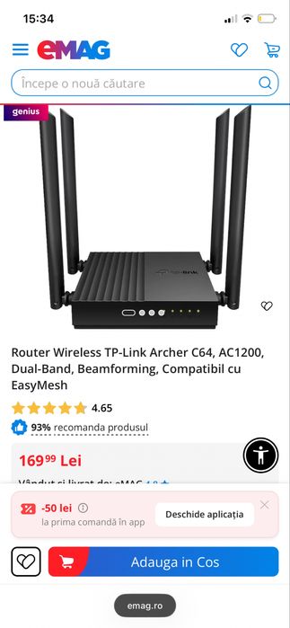 Router TpLink Archer C64