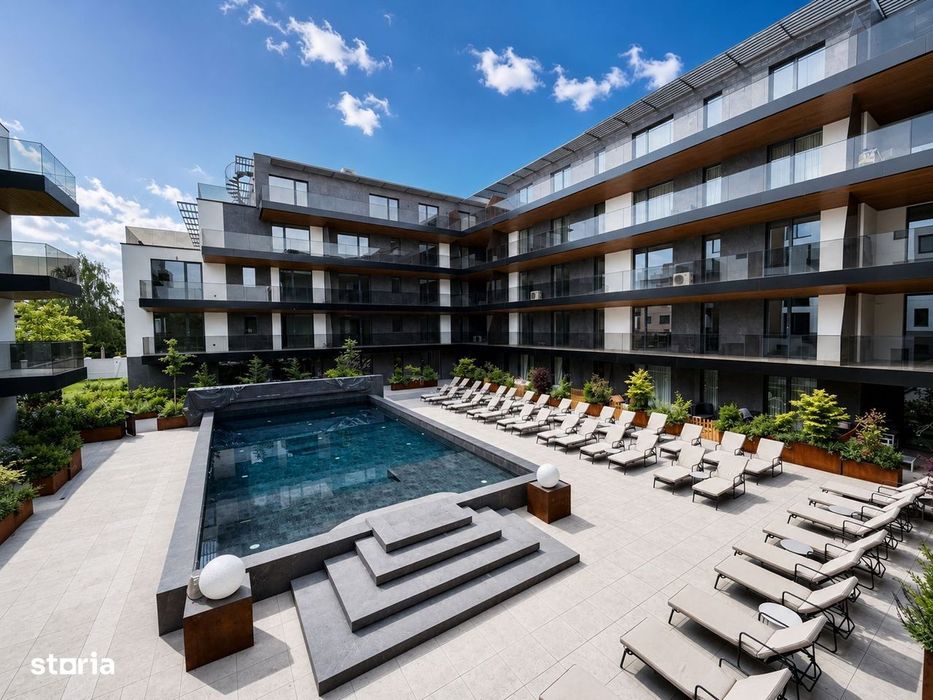 Apartament exclusivist cu 4  camere și grădină / 2 locuri de parcare