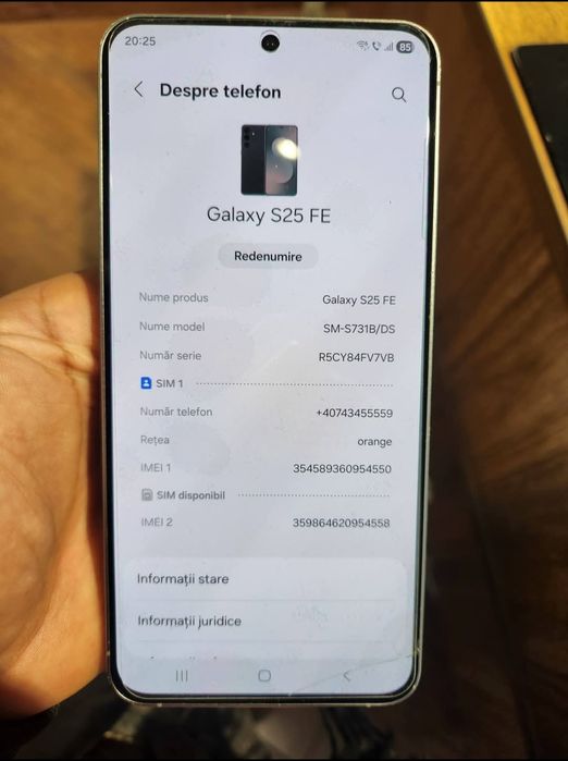 Samsung Galaxy S25 FE 256gb