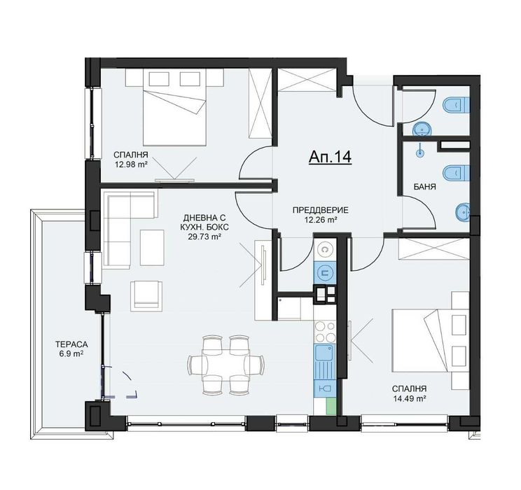 Продава се Тристаен апартамент в София, Студентски град - 119 кв.м за 2000 €/кв.м - Снимка #1
