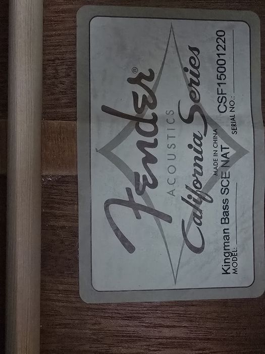 Chitara bass Fender, electro-acistica