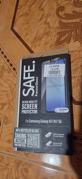Стъклен протектор PanzerGlass за Samsung Galaxy A17, A17 5G, UWF