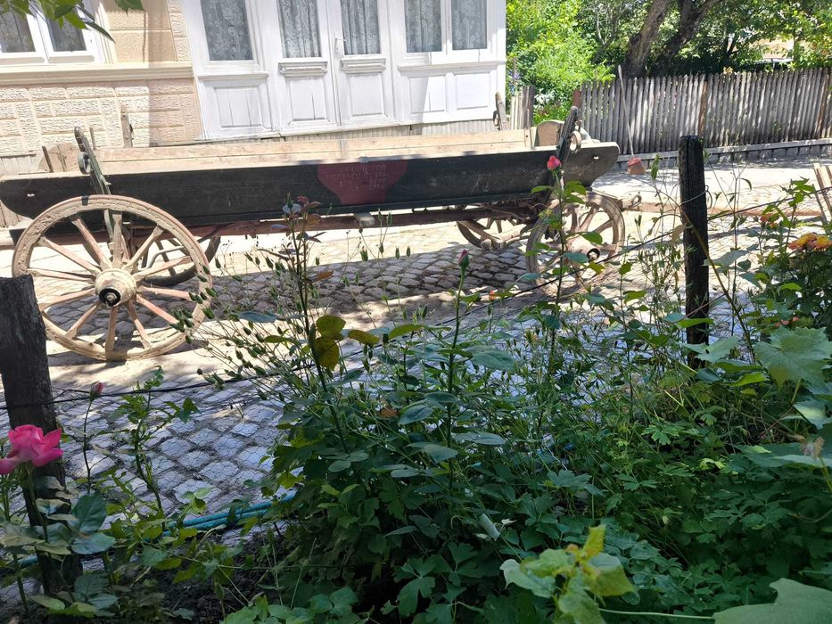 Căruță pe șine+ sanie intr-o stare excelenta