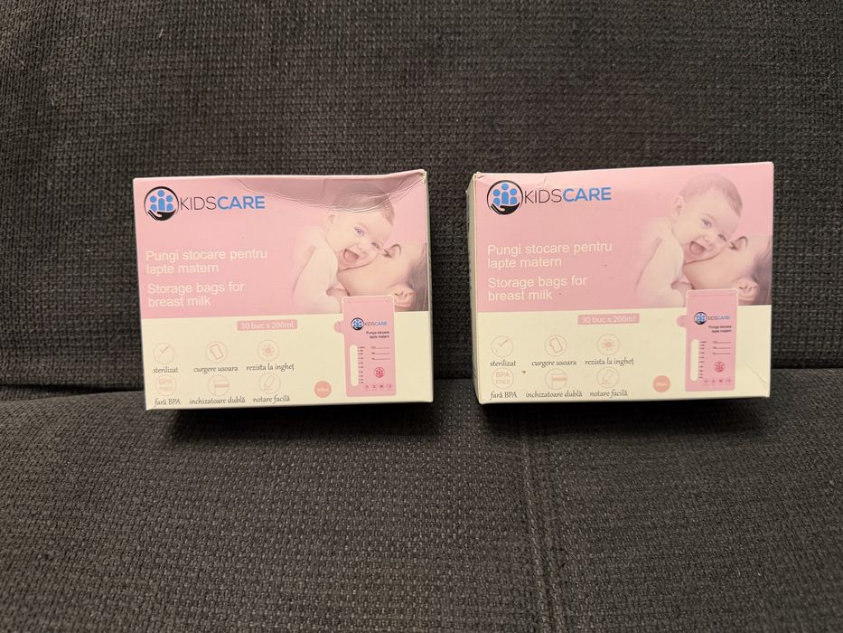 Pungi de stocare a laptelui matern Kids Care 50 buc