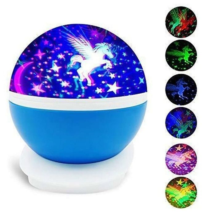 Светильник с Единорогом и музыкой звёздное небо космос