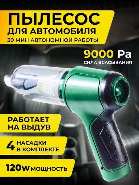Беспроводной мини-пылесос  (Balon Basseyn koptoklarni ishirsa boladi)