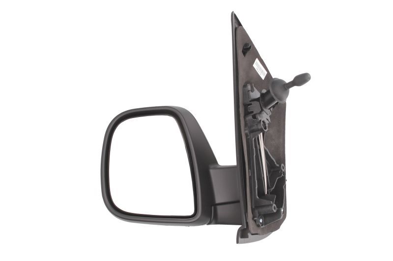 Oglinda exterioara Citroen Jumpy/Spacetourer, 06.2016-, Toyota Proace, 06.2016-; Peugeot Expert/Traveller, 06.2016-, stanga/dreapta, reglare manuala; carcasa neagra; geam convex; cromat