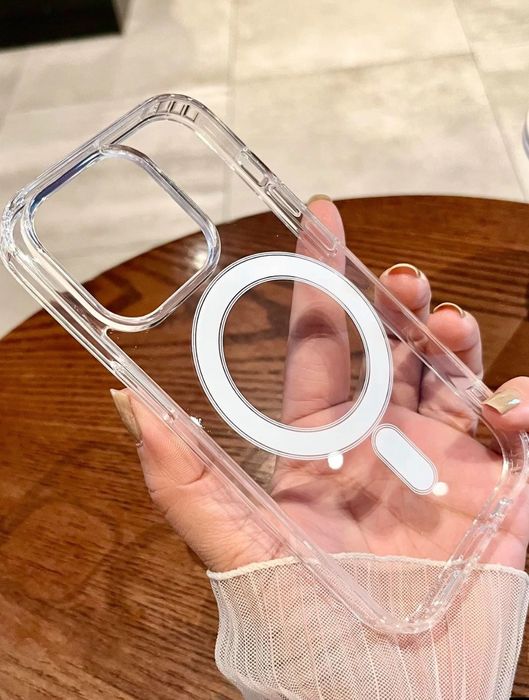 IPhone MagSafe chexol • 11/13/14/15/16 • Pro va Pro Max uchun magnitl