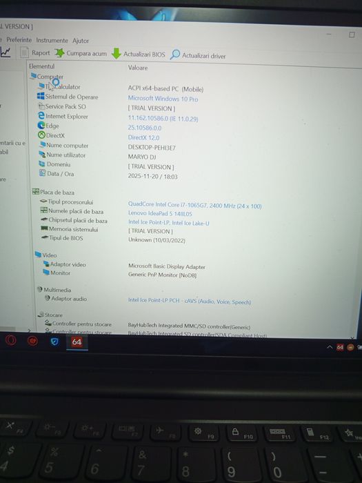 Lenovo idepad 5 14il05  i7gen10