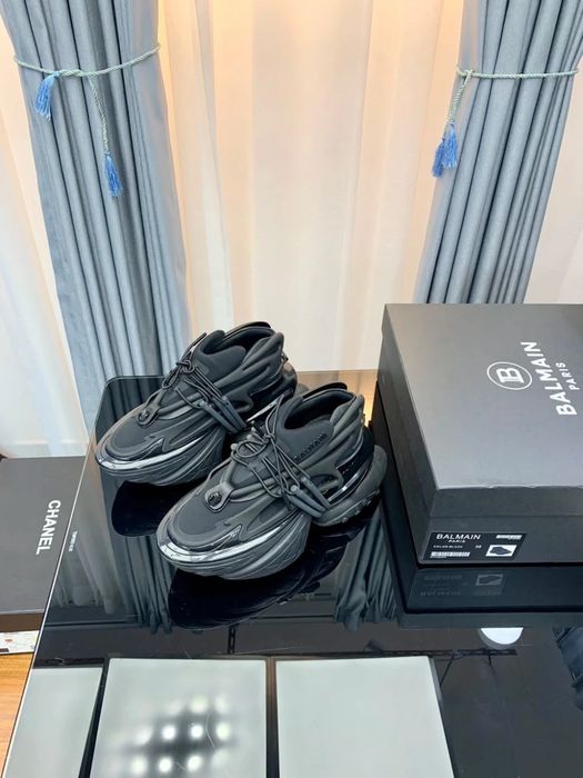 Balmain Unicorn Sneaker "Triple Black"