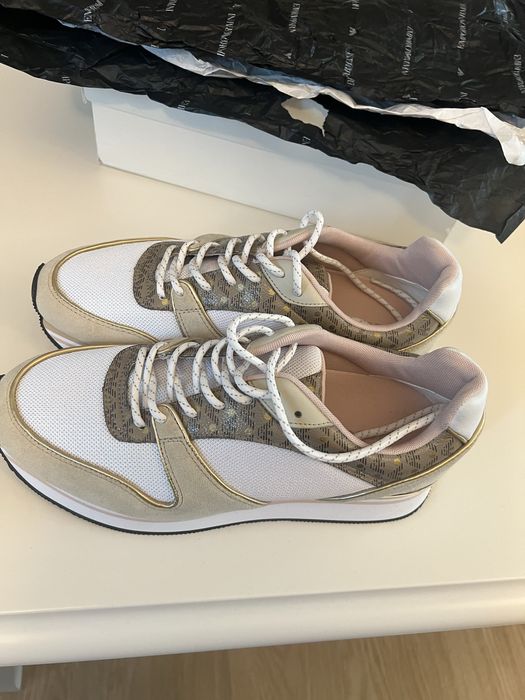 EMPORIO ARMANI,Pantofi sport cu talpa wedge