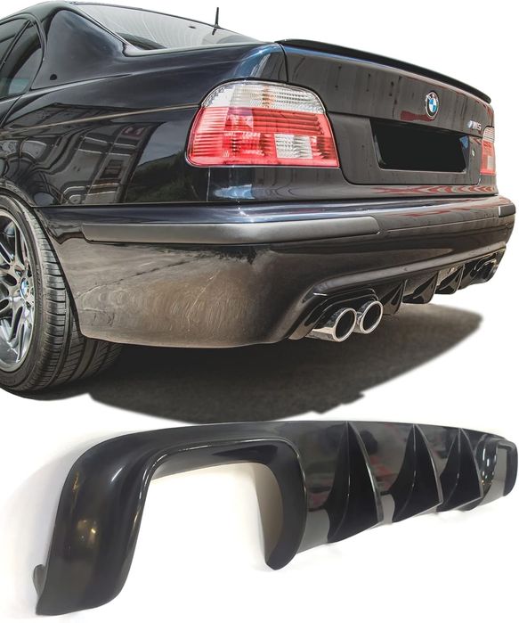 Оребрен Дифузьор Bmw E39 Черен гланц