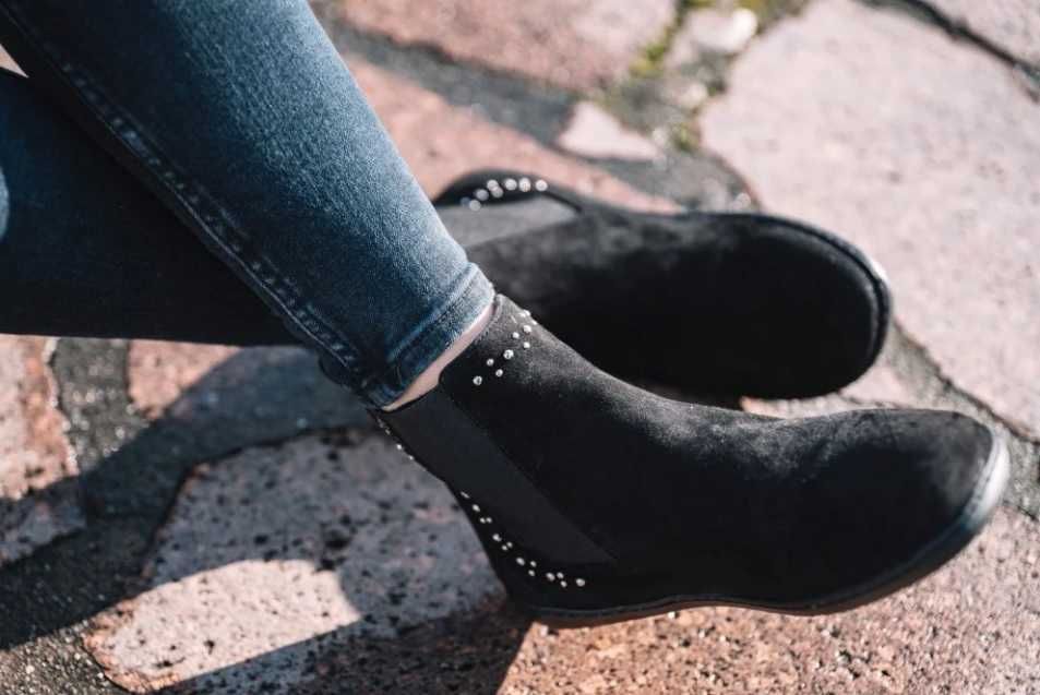 Боси обувки ZAQQ SPARQLE Shine Velours Black 28см ПРОМО 193лева