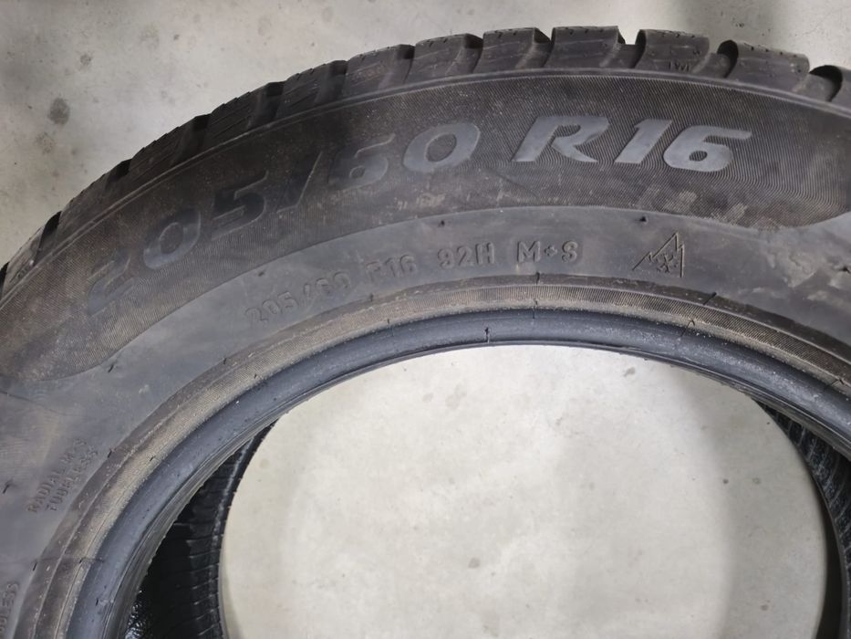 4 anvelope iarna Pirelli 205 60 16 ca și noi // Dot 2025