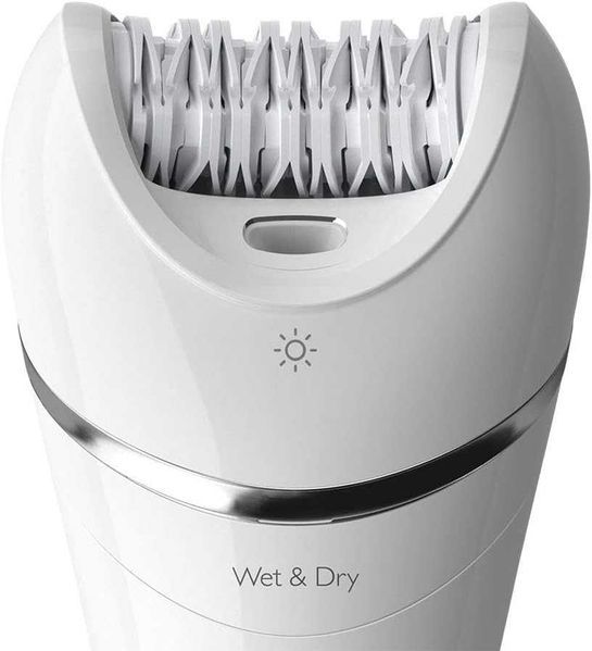 Нов Безжичен Епилатор за Мокро и Сухо Philips BRE740/10, Series 8000, 9 Аксесоара, 2 години Гаранция