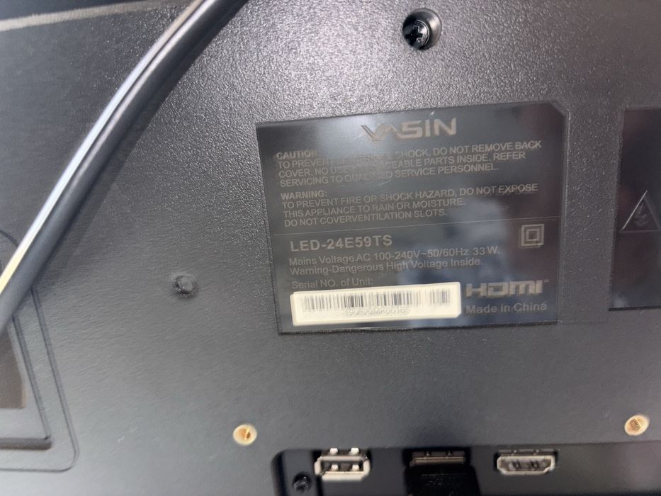 Телевизор YASIN LED-24E59TS