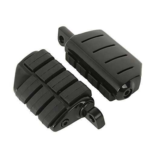 Мотоциклетни стъпенки 10mm, ударопоглъщащи, за Harley Road King/Sportster – черни