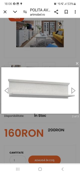 Măsuță și poliță