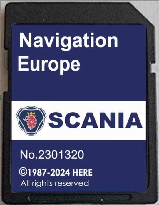 2026 СД Карта за навигация камиони Скания SCANIA SD card ъпдейт AUS4