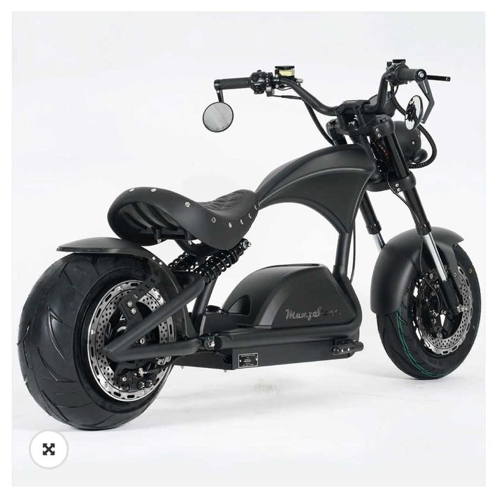 Scuter electric stil chopper 4000W, 100km/h, 70-100km range, SIGILAT!