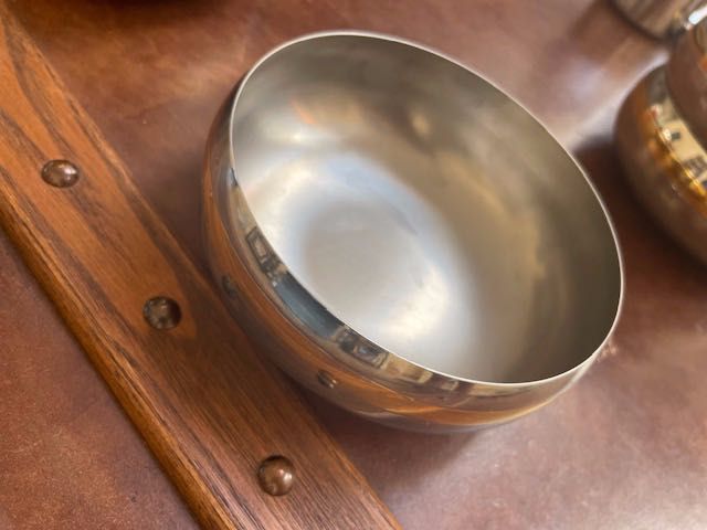 Baron Zepter set 6 buc boluri desert placate cu aur 24k