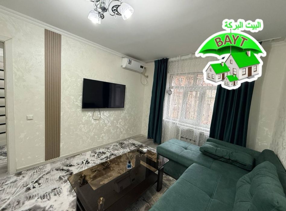 1/1/4, Чиланзар 5, Метро Хамза, ЕВРИК+МЕБ+ТЕХ продаётся квартира  ~