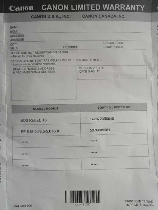 Фотоапарат canon t6 rebel + подарък чанта