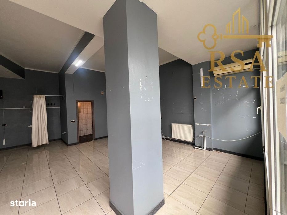 Spatiu comercial de inchiriat Ostroveni Valcea, 50 mp, 2 grupuri sanit
