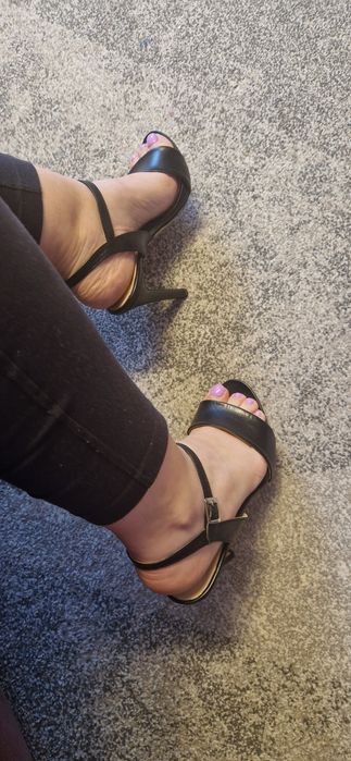 Sandale noi elegante, piele, Zee Lane