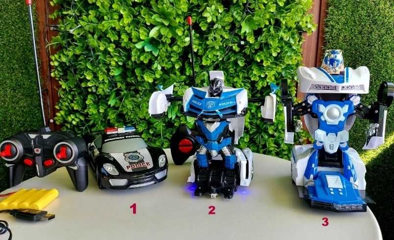 Полицейски коли. Трансформърси. Радиоуправляеми.