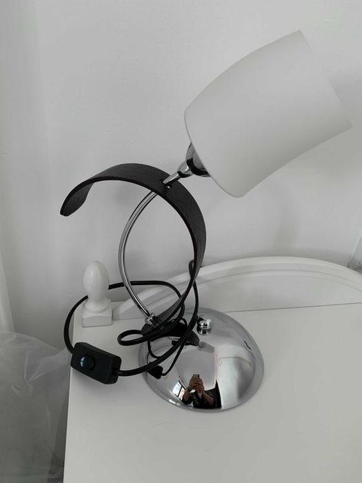 Комплект от 2 нощни лампи цвят венге