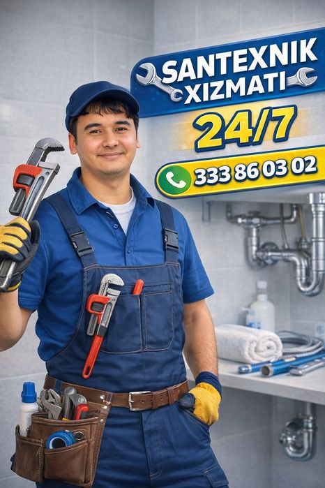 Santexnik xizmati 24/7 , Сантехник 24/7
