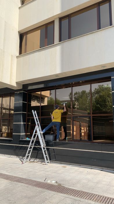 Мойка окон и фасадов