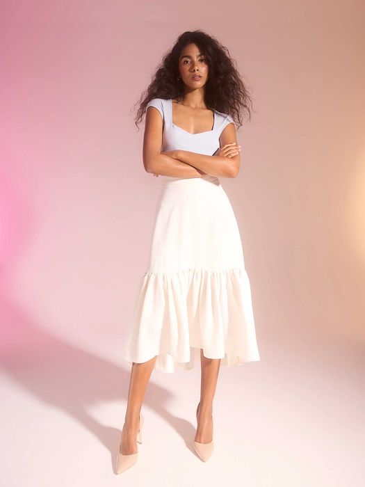 Дамска бяла пола Mohito